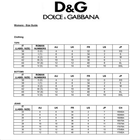 ebay dolce gabbana jeans|Dolce & Gabbana jeans size chart.